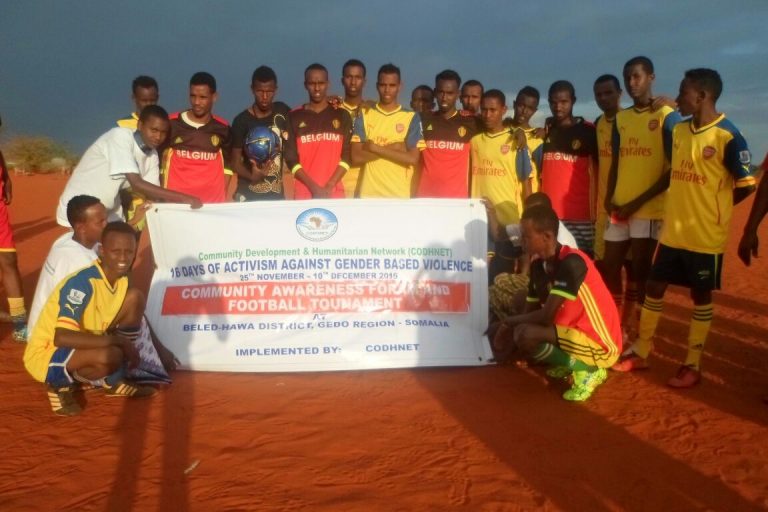 CoDHNet Peace building annual event through a Soccer  Sports Tournament